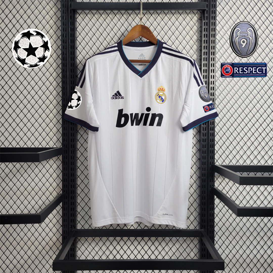 Real Madrid Retro 12-13 Home Stadium Jersey